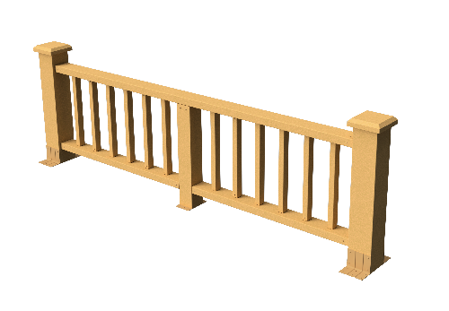 Ограждения декоративное ДПК GRINDERDECO Троя песчаник купить в Камышине