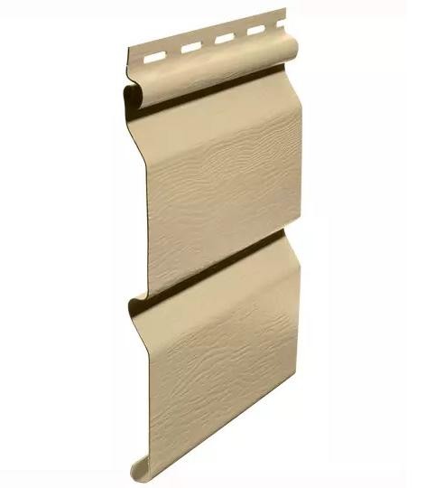 Виниловый сайдинг fineber - "стандарт", бежевый купить в Камышине