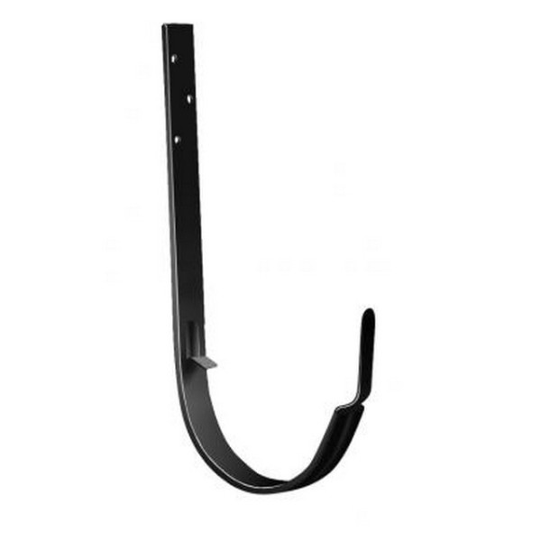 Водосток Grand Line 125x90 – Кронштейн длинный RAL 9005 купить в Камышине