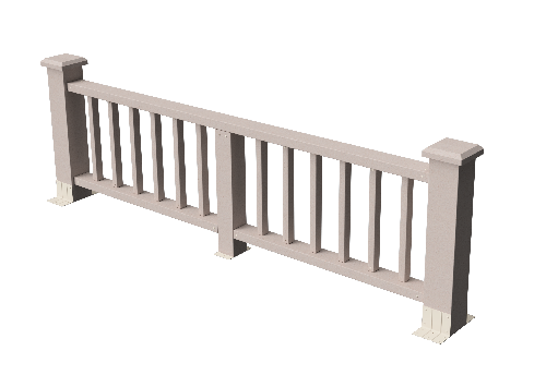 Ограждения декоративное ДПК GRINDERDECO Троя выбеленный дуб купить в Камышине