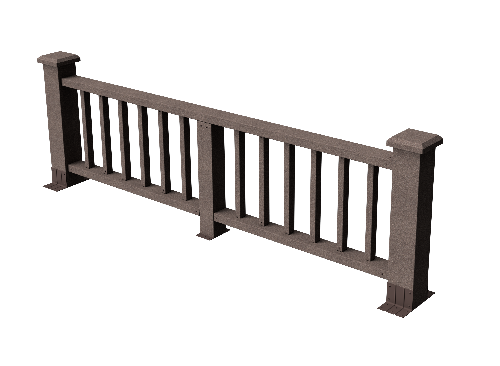 Ограждения декоративное ДПК GRINDERDECO Троя венге купить в Камышине