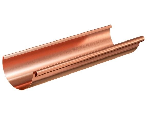 Водосток Aquasistem, система 150/100 - Желоб водосточный медный 3 метра купить в Камышине