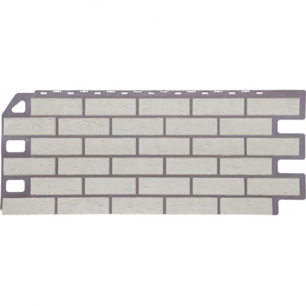 Фасадная панель FineBer, Кирпич, Мелованный белый купить в Камышине