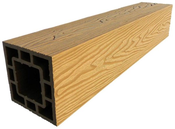 Столб опорный ДПК 3D GardenParkett фактура дерева Бук купить в Камышине