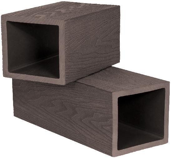 Столб опорный Polivan SINGARAJA 3D фактура дерева, темно-коричневый купить в Камышине