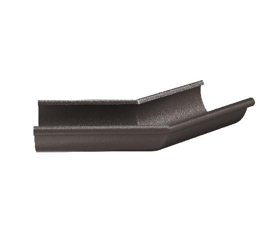 Водосток Aquasistem, Система 125x90 - Угол желоба, наружный 135° RR 32 Тёмно-коричневый matt купить в Камышине