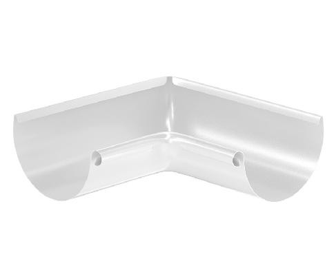 Водосток Aquasistem, система 125x90 - Угол желоба, внутренний 90° RR 20 Белый купить в Камышине