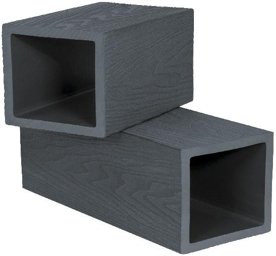 Столб опорный Polivan SINGARAJA 3D фактура дерева, чёрный купить в Камышине