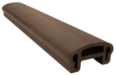 Перила вехнее фигурное Woodvex Select Темно - Коричневый купить в Камышине