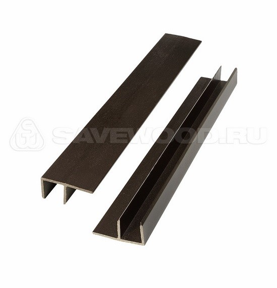 F-профиль ДПК Savewood – Тёмно-коричневый купить в Камышине