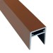 П-профиль Алюминиевый EasyDecking 35x25 Коричневый купить в Камышине