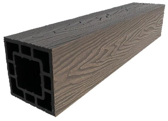 Столб опорный ДПК 3D GardenParkett фактура дерева Венге купить в Камышине