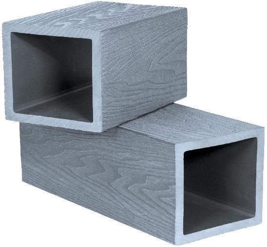 Столб опорный Polivan SINGARAJA 3D фактура дерева, серый купить в Камышине