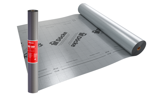 Пароизоляционная пленка Docke, BD 80 (повышенной прочности) купить в Камышине