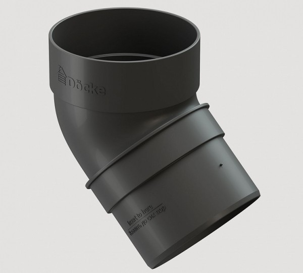 Колено 45˚ПВХ Docke STANDART серый купить в Камышине