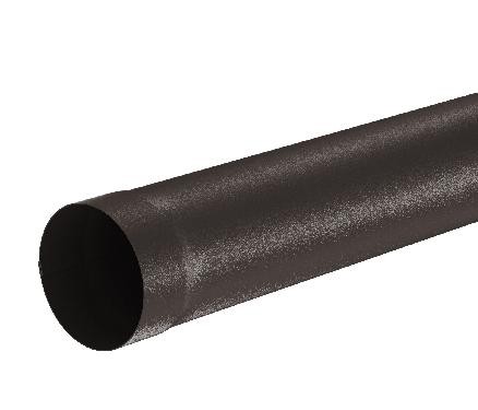 Водосток Aquasistem, Система 150/100 - Труба водосточная 1.00м RR 32 Тёмно-коричневый matt купить в Камышине