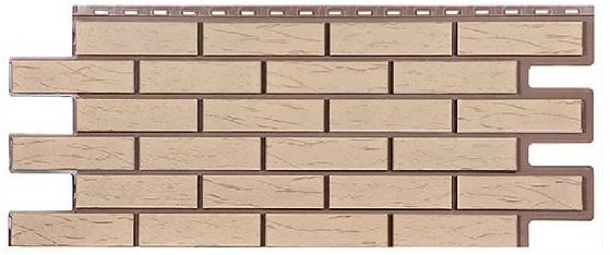 Фасадная панель T-Сайдинг-Кирпич Саман Желтый купить в Камышине