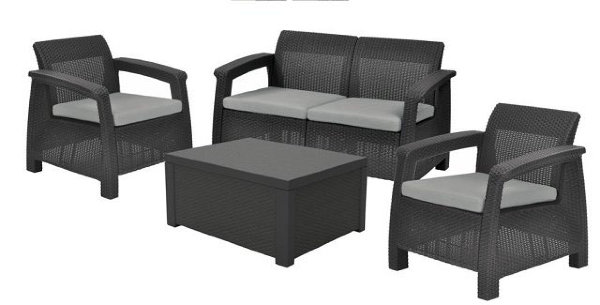 Комплект Corfu box set со столиком-ящиком для подушек (Европа) купить в Камышине