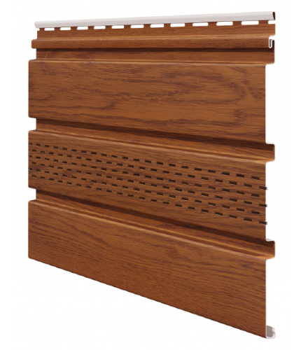 Софит ламинированный VOX NATURE с центральной перфорацией, Золотой-дуб купить в Камышине