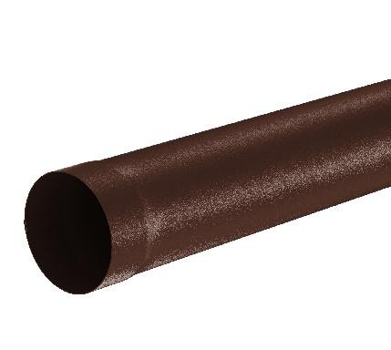Водосток Aquasistem, Система 150/100 - Труба водосточная 1.00м RAL 8017 Коричневый matt купить в Камышине