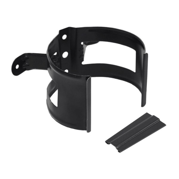 Водосток Grand Line 125x90 – Хомут трубы (на дерево) RAL 9005 купить в Камышине