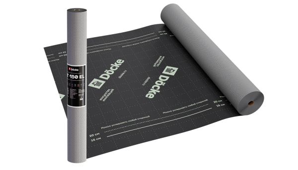 Супердиффузионная мембрана Docke, АT 150 EL трёхслойная, (универсальная с клеевой полосой) купить в Камышине