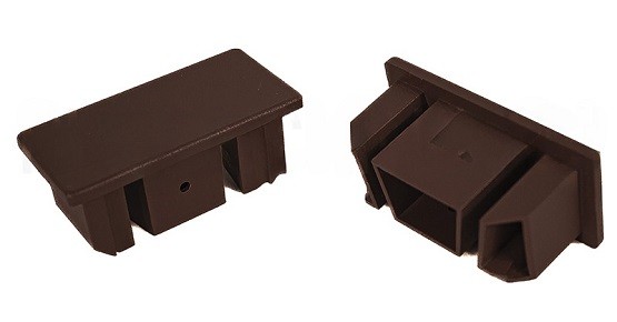 Заглушка для перил торцевая из алюминия GardenParkett Венге купить в Камышине