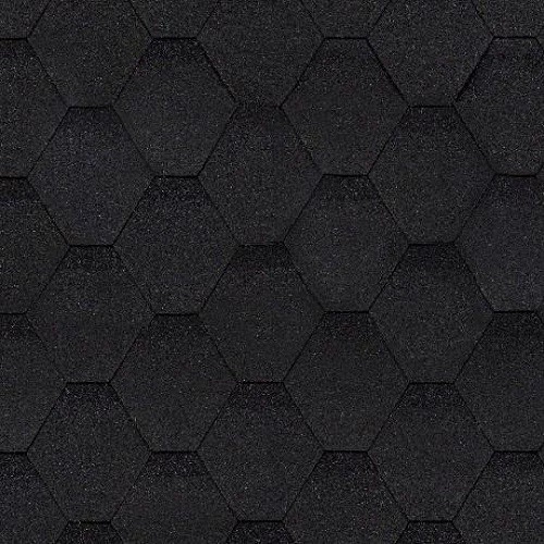 Гибкая черепица Shinglas, коллекция Оптима – Чёрный купить в Камышине