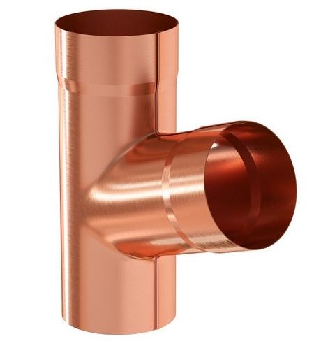 Водосток Aquasistem, система 150/100 - Тройник трубы медный купить в Камышине