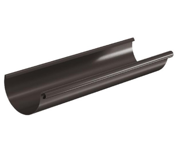 Водосток Aquasistem, система 125x90 - Водосточный желоб 3.00м RR 32 Тёмно-Коричневый купить в Камышине