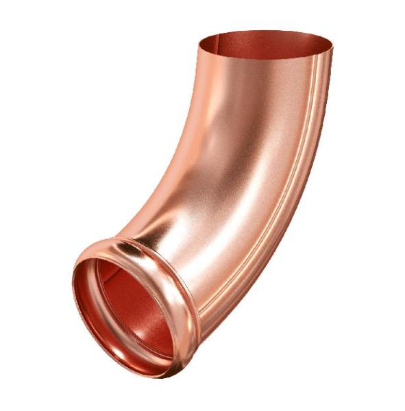 Водосток Aquasistem, система 125x90 - Отвод трубы декоративный медный купить в Камышине