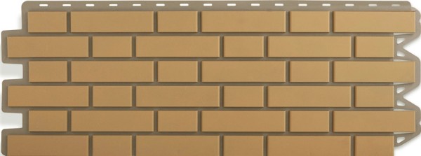 Фасадная панель Альта-Профиль, Кирпич Клинкерный, Бежевый купить в Камышине