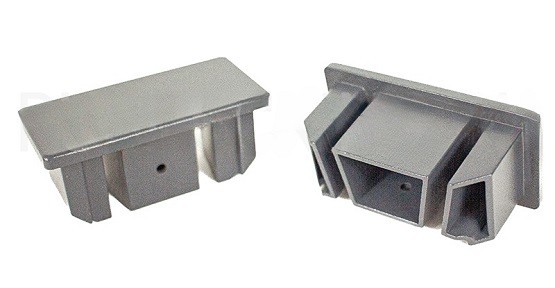 Заглушка для перил торцевая из алюминия GardenParkett Серый купить в Камышине