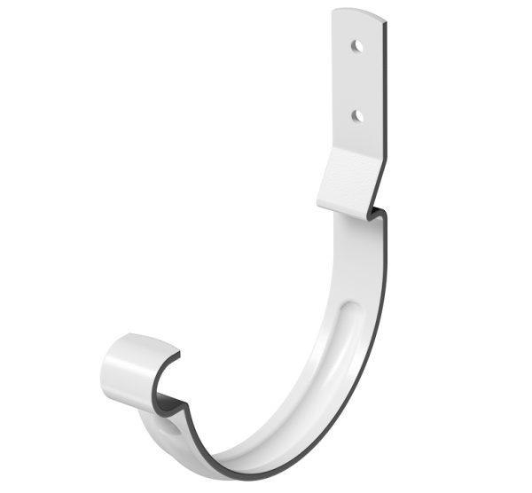 Карнизный крюк короткий D125 (гнутый) Döcke STAL PREMIUM Пломбир, (RAL 9010) купить в Камышине