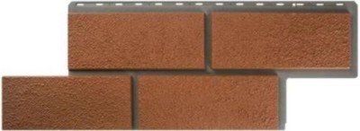 Фасадная панель Альта-Профиль Неаполитанский камень - Терракотовый