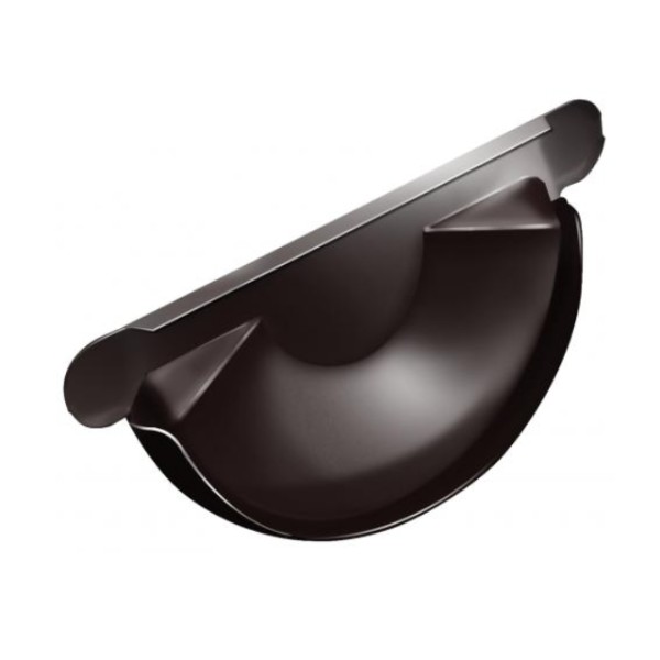 Водосток Grand Line 125x90 – Заглушка желоба RAL 8017 купить в Камышине