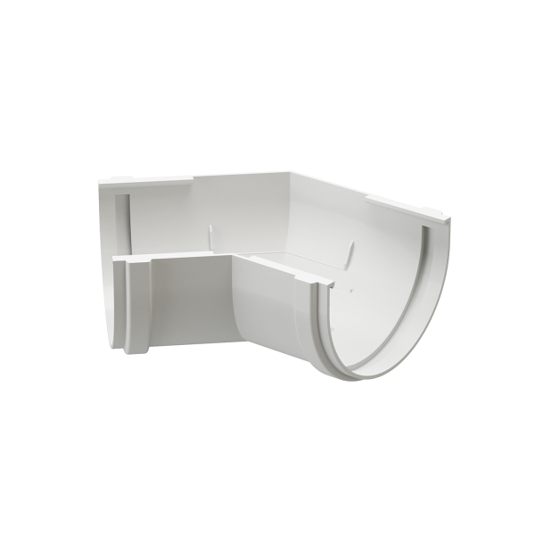 Угол желоба универсал 135˚ Docke Premium ПВХ - Пломбир купить в Камышине