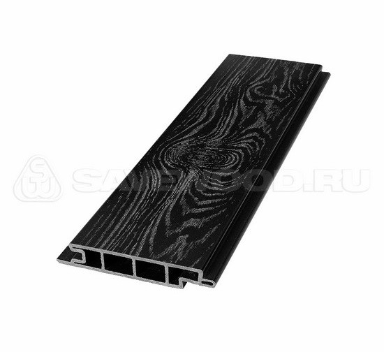 Террасная доска из ДПК SW Padus тангенциальный распил «SaveWood» черный купить в Камышине