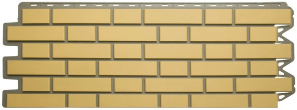 Фасадная панель Альта-Профиль, Кирпич Клинкерный, Желтый купить в Камышине