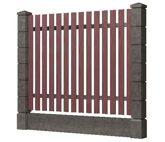 Заборная доска GRINDERDECO, ДПК, шлифованная Мербау купить в Камышине