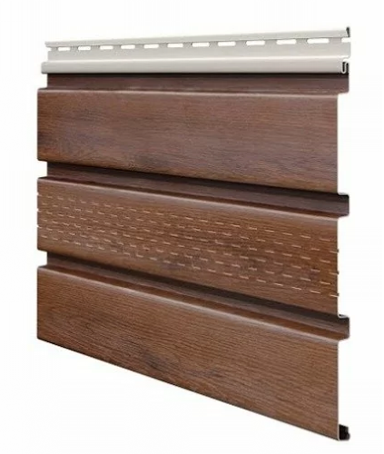 Софит ламинированный VOX UNICOLOR с центральной перфорацией, Коричневый купить в Камышине