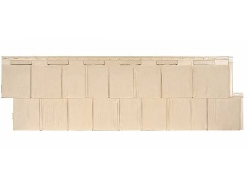 Фасадная панель T-Сайдинг-Щепа пихта ЭКО-1 Желтый купить в Камышине