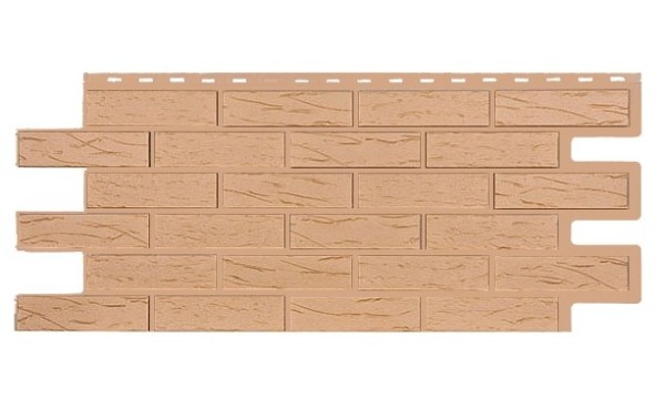 Фасадная панель T-Siding Кирпич Саман Эко Крем купить в Камышине