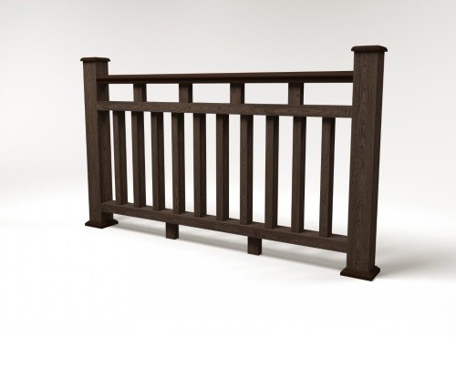 Ограждение из ДПК FG8 венге купить в Камышине