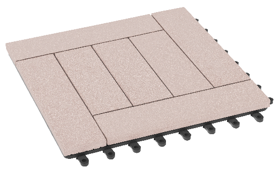 Модульный паркет ДПК GRINDERDECO Комфорт 6 Выбеленный дуб купить в Камышине