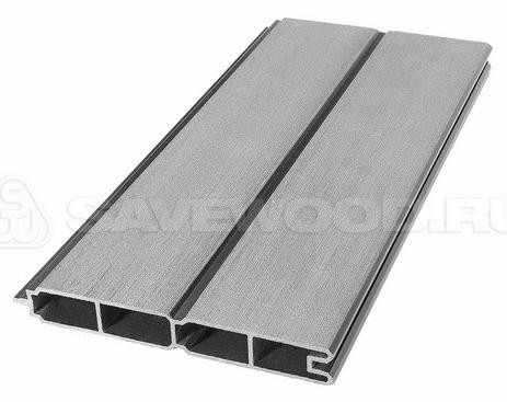 Заборный профиль из ДПК Savewood SW Agger матовый пепельный купить в Камышине