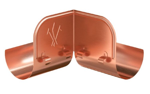 Водосток Aquasistem, система 150/100 - Ограничитель перелива угловой медный купить в Камышине