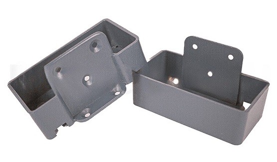 Крепление перил прямое из алюминия GardenParkett Серый купить в Камышине